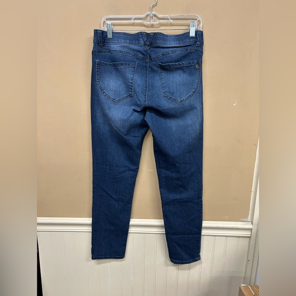 Democracy AB Technology  Crop Ankle Skinny Jeans Dark Wash Size 8 - Picture 2 of 7